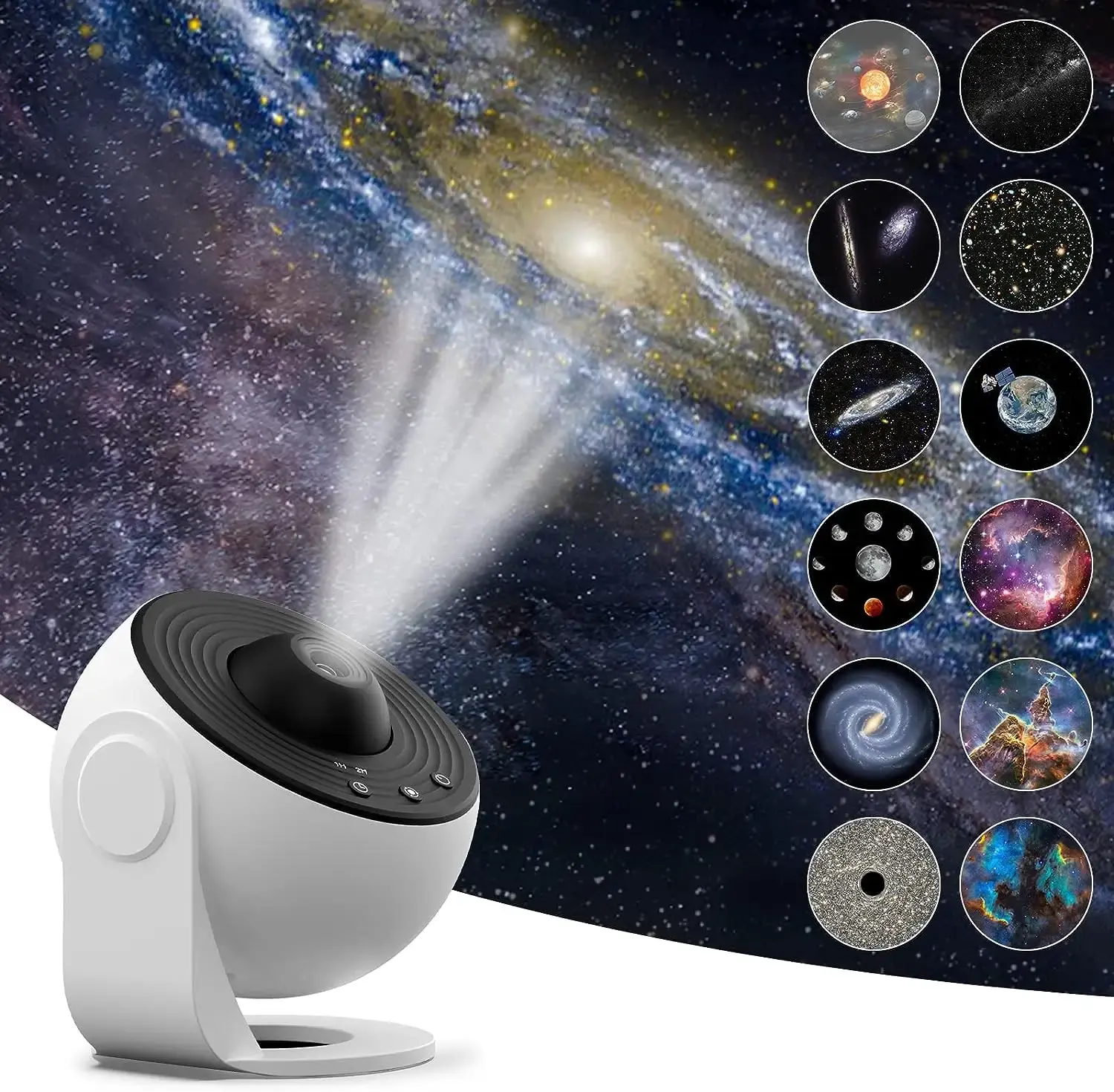 12 Trong 1 Planetarium Sao Chiếu Xoay Tinh Vân Đèn Chiếu Phòng Ngủ Trang Trí Nội Thất Hẹn Giờ Đầy Sao Ánh Sáng Ban Đêm