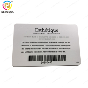定制标志聚氯乙烯会员卡贵宾礼品卡，带序列号 - Product Image 3