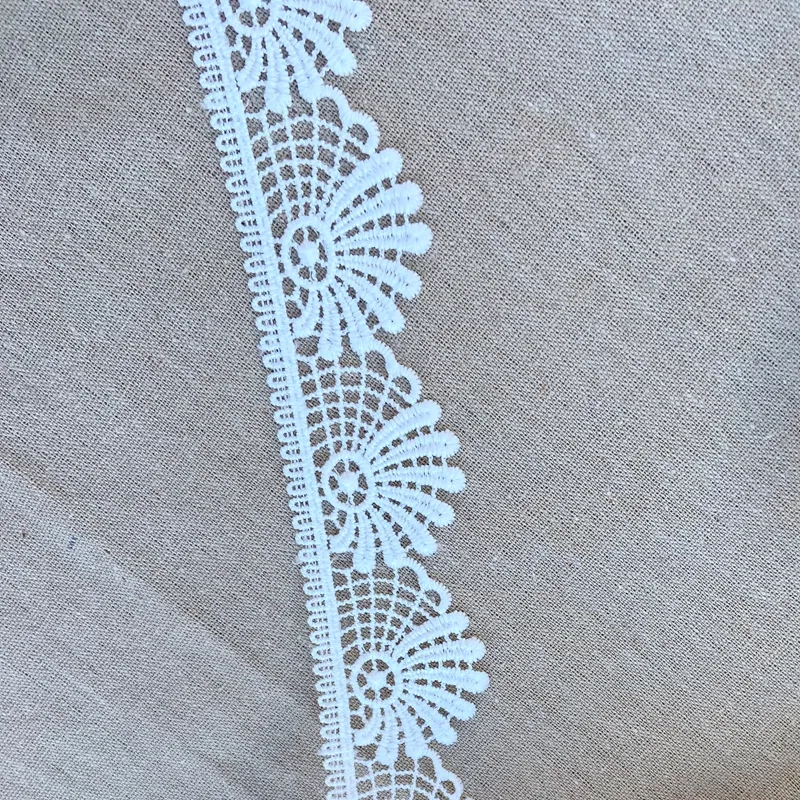 Zeal veneza bordado renda de seda guarnição lindo desenho de flores para vestuário de noiva costura DIY artesanato tipo tecido de fornecimento