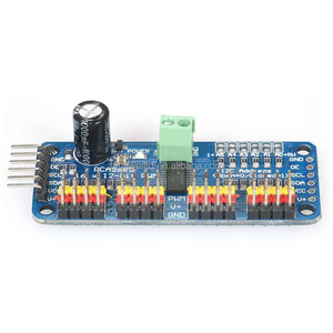Arduino Robot için PWM Servo sürücü panosu 16 kanallı PCA9685 denetleyici IIC arayüzü