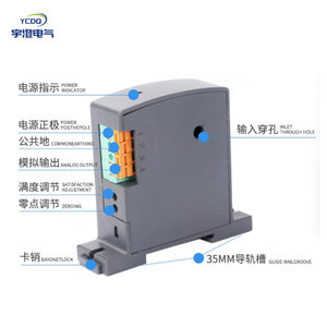 Sensore RS485 da 0-5V a 4-20mA modulo trasduttore corrente AC con sensori di corrente di potenza perforati a tensione Hall DC - Product Image 4