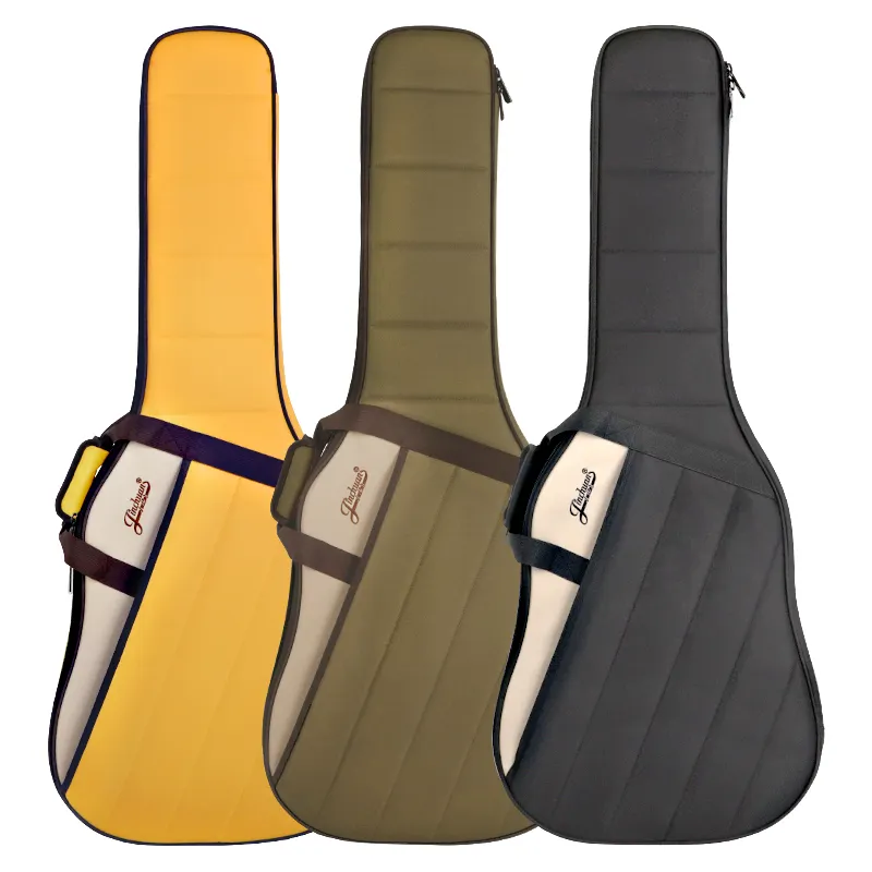 カスタムオックスフォード40インチ41インチ防水バックパックギターバッグアコースティックフォームパッド入りギターケースウエスタンギターギグバッグ