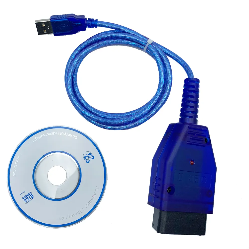 USB 케이블 OBD 16 핀 플러그 및 플레이 OBDII 진단 도구 Vag KKL 공장 manufacturer support 커스터마이징
