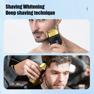 New resuxi 2038 điện lá Máy cạo râu cho nam giới 0mm Đầu máy cạo râu chuyên nghiệp có thể sạc lại Râu Máy cạo râu tóc tông đơ - Product Image 2