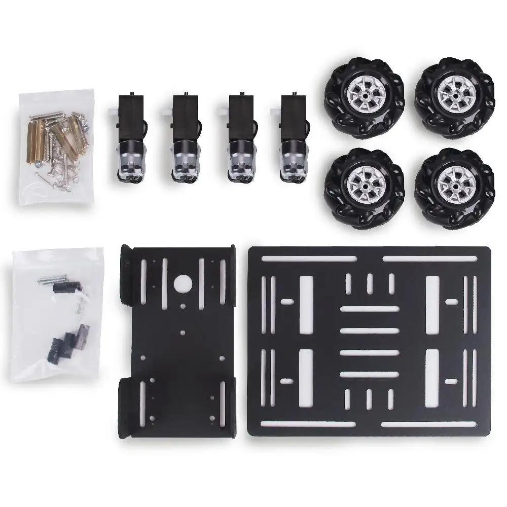 4WD Smart Robot Car Motor Chassis with 4 Motors Tracing Car Box Kit Steam Education Tool