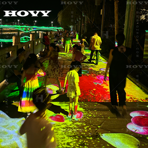 하이 퀄리티 80 + 테마 인터랙티브 플로어 프로젝터 LCD 디스플레이 1920x1200 해상도 내장 Wi-Fi 실내 인터랙티브 플로어 - Product Image 2