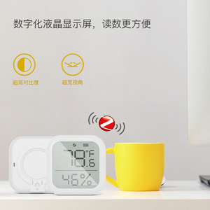Цифровой дисплей Tuya ZigBee, Умный домашний датчик температуры и влажности, приложение, пульт дистанционного управления, умный датчик - Product Image 2