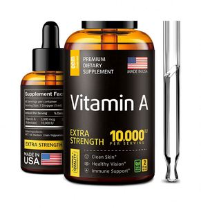 OEM a vitamini sıvı a vitamini damla bağışıklık destek Multivitamin a vitamini Palmitate Beta karoten damla göz ve bağışıklık desteği - Product Image 1