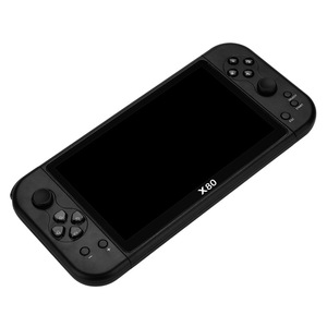 X80 7インチハンドヘルドPSPゲームコンソールGBAペットエルフ大画面デュアルリモコンPS1アーケードポケットゲームプレーヤー