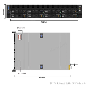 Supermicro 2U E5 8-Disk Xeon ซึ่ง DDR4การทำฐานข้อมูล virtualization แบบอัจฉริยะแบบเดี่ยว/สองช่อง - Product Image 2