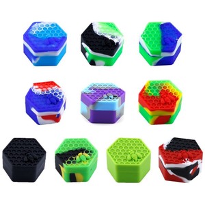 Colored Small Hexagon Silicon <strong>Container</strong> <strong>Non</strong> <strong>Stick</strong> 26ml Storage <strong>Container</strong> Box - Product Image 6