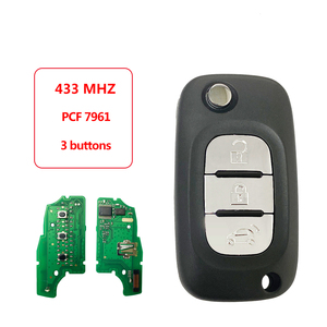 スマートリモートカーキーVA2ブレード3ボタン近接キーRenaul t Clio3 Kangoo Master Modus Twingo Key 433MHz PCF7961 - Product Image 2