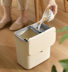 家用厨房折叠干湿分离垃圾分类垃圾桶集装箱壁挂式站立 - Product Image 5