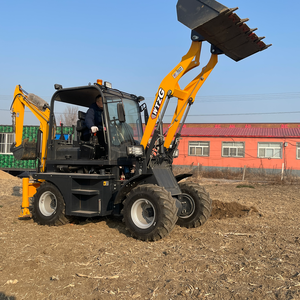New Diesel 4x4 Mini Front Loader 1.5-2 Ton Rated <strong>Load</strong> Bucket Attachment CE EPA Engine Backhoe Excavator Loader Pump <strong>Core</strong> - Product Image 4