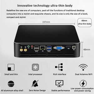 I3 i5 i7 mini ana bilgisayar HD-MI VGA SPK MIC LAN USB3.0 mini oyun masaüstü montaj küçük ana ofis masaüstü mini pc - Product Image 2