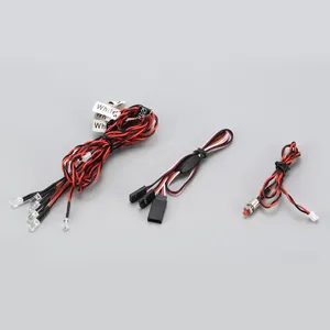 ไฟแฟลช LED อัลตร้า12ชุดระบบโคมไฟสำหรับ1/10 1/8รถ RC ดริฟท์ Tamiya CC01 4WD แกนรถบรรทุก SCX10ของเล่นโมเดล D90 - Product Image 5