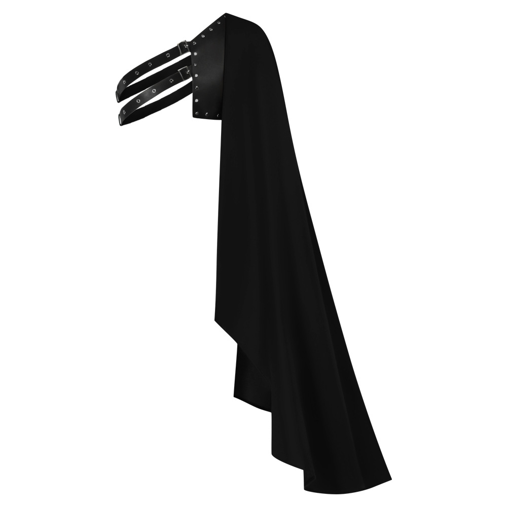 25gz0571 short knight shawl-black