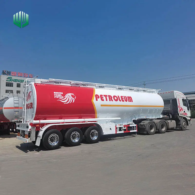 3 trục 40000 42000 45000 50000 60000 lít bình nhiên liệu xe tải Trailer Xăng xăng dầu diesel bình dầu nhiên liệu tàu chở dầu bán Trailer