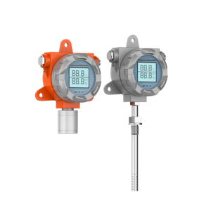 Sensor de temperatura y humedad de carcasa a prueba de explosiones, pantalla LCD de alarma de detección de temperatura y humedad industrial - Product Image 1