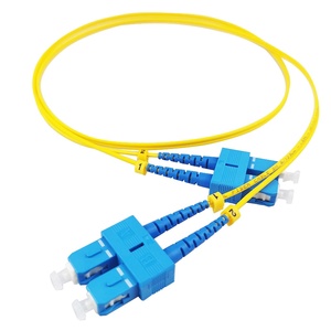 LSZH dubleks Singlemode Fiber optik yama kablosu 1mt SC SC 3m SC/APC için Ftth G657a 4G ve WiFi ağları için - Product Image 1