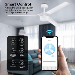Modern Simple Contemporary Ceiling Fan for Living Room Best Price with Remote Control and <strong>Light</strong> Electric Power <strong>Source</strong> - Product Image 5