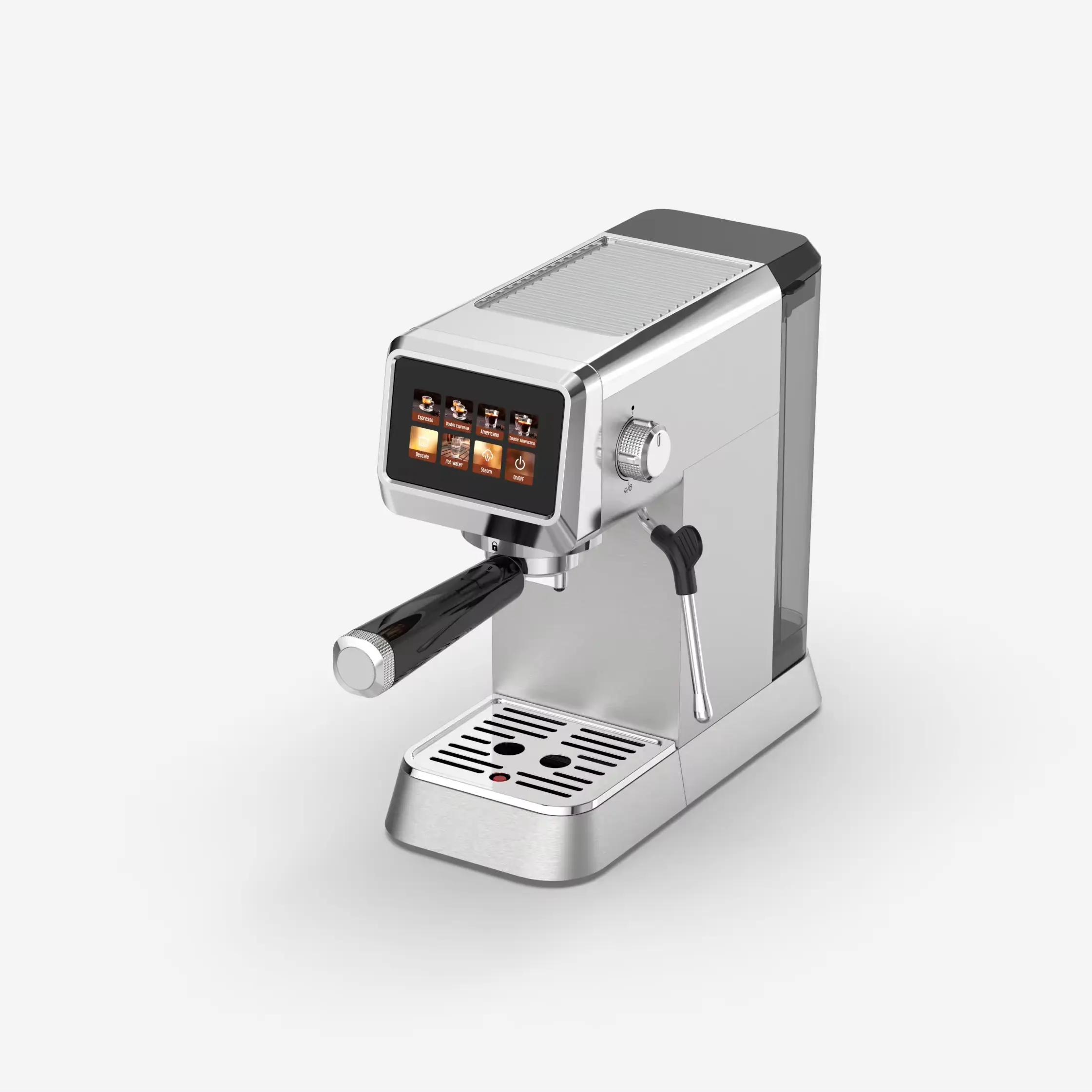 Son yarı otomatik ev dokunmatik ekran ULKA pompa espresso kahve makinesi su tankı süt frothing kahve makinesi