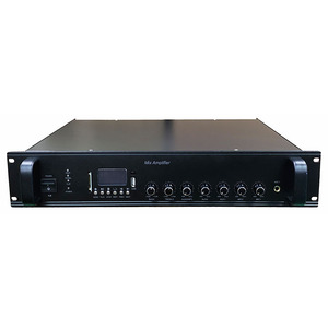 120W Multiroom <strong>Audio</strong> and USB MP3 Player System with 3 Signal <strong>Input</strong> <strong>Interfaces</strong> and 100V Amplifier Metal Shell for Public Places - Product Image 1