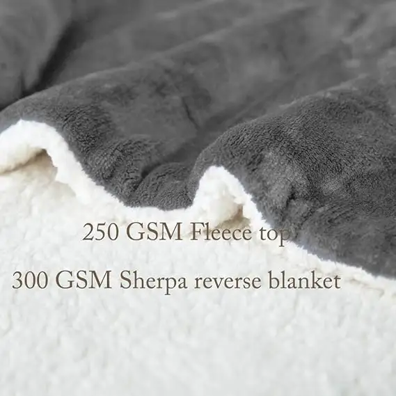 All'ingrosso Super morbido caldo doppio strato pesante di lana di agnello di peluche coperta spessa in pile di flanella sherpa coperte per l'inverno