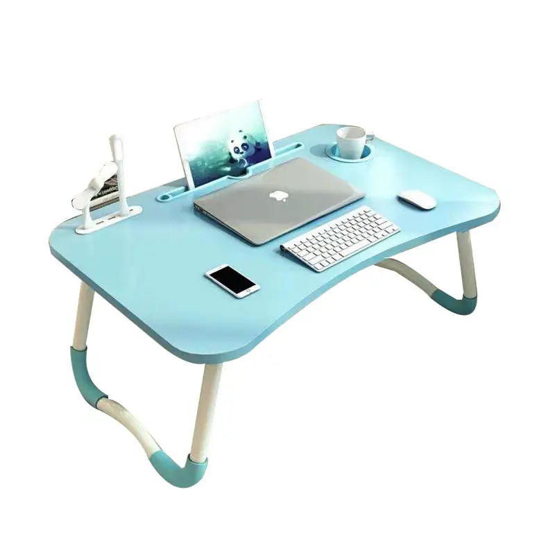 Складной стол для ноутбука с USB-розеткой и слотом для карт и держателем чашки