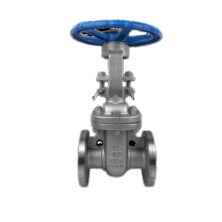 2 ~ 12 Inch Ansi 150lb Flens Uiteinden Cf8 Roestvrij Staal/Wcb Gate Valve Handwiel DN50-DN300