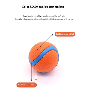 <span class=keywords><strong>2025</strong></span> biểu tượng tùy chỉnh tương tác cao su Pet đồ chơi bóng môi trường ném Dog Chew đồ chơi tương tác & phong trào đồ chơi - Product Image 3