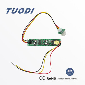 Sensor pir 12v 24v con placa PCB Módulo de sensor de movimiento infrarrojo humano