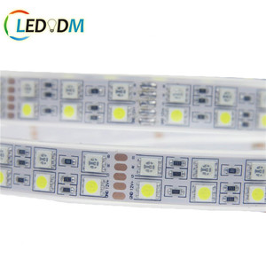 調光可能ストリップLED RGBW RGB + W + WWマルチカラーRGBストリップライト12v 24v smd5050LEDストリップ - Product Image 6