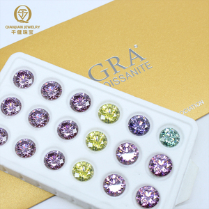 0.1~4ct <strong>Moissanite</strong> Wholesale Price <strong>Moissanite</strong> Gemstone <strong>Round</strong> Brilliant <strong>Cut</strong> GRA VVS <strong>Moissanite</strong> Diamond 3~10mm Pass Diamond Tester - Product Image 5