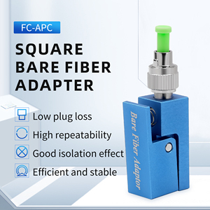 FC/APC bağlayıcısız elyaf adaptörü kare tek modlu bağlayıcısız elyaf kablo Test FC adaptörü Fiber optik acil onarım - Product Image 2