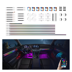 ซิมโฟนี LED ไฟ12V สำหรับตกแต่งภายในรถยนต์ K4บวก22-in-1ควบคุมด้วยแอป - Product Image 6