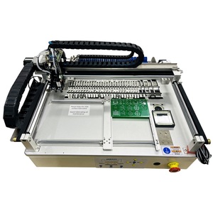 Q1 25ビット4ヘッドSmtピックアップマシン8mm x 15個12mm x 5個とLe Feeder Vision 4セット6個異なるサイズの吸引ノズル - Product Image 1
