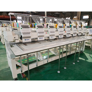 <strong>8</strong> Head Manufacturers Multi Function Magnetic Hoop High Speed Hat Beading Embroidery Machine Computerized 1200 Rpm Double <strong>Header</strong> - Product Image 4