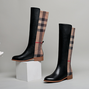 Phụ Nữ Phương Tây Màu Sắc Phù Hợp Khởi Động Cô Gái Hotsale Nhà Máy Giá Thời Trang Mùa Đông Đầu Gối Cao Khởi Động Tùy Chỉnh Serverce - Product Image 3