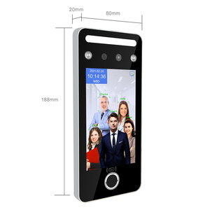 AI Gesichts erkennung Zeiter fassung gerät Fingerabdruck-Zugangs kontroll system mit RS485 WIFI Cloud Software SDK CPU-Karte - Product Image 1