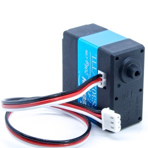 20kg 360 Degree Metal Gear Magnetic <strong>Encoder</strong> Double Shaft TTL Serial Bus Robot Servo Smart Servo <strong>With</strong> 25T for RC Robot STS3020 - Product Image 3