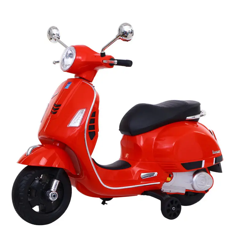 2023 New Child Motorcycle Red Blue Battery Powered 2 motors Kids Ride On Car toy for babi