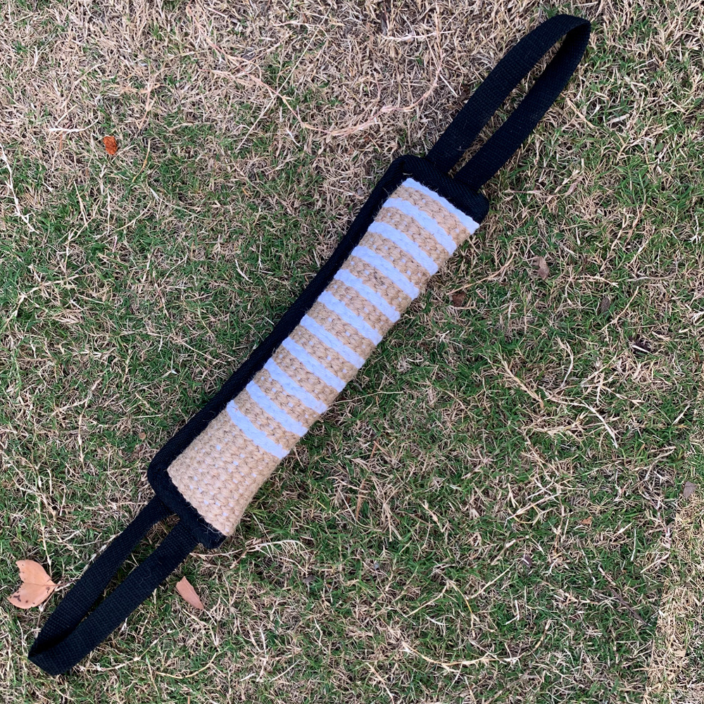 Horizontal black rope