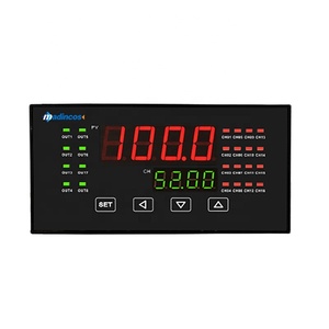 MPD580:0.2% FS 7-сегментный 4-значный светодиодный 8/16 многоканальный Универсальный цифровой индикатор процесса с опциональным реле, RS485 Modbus - Product Image 2