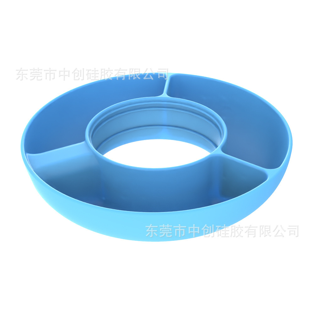 Trois carrés bleus