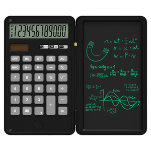 Финансовый калькулятор почерк доска LCD доска для письма Солнечный счетчик учета почерк язык компьютер