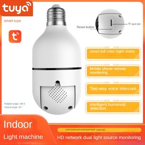 Tuya Smart Life-Cámara de iluminación de bombilla WIFI para interiores, Audio bidireccional, seguimiento humano, visión nocturna en color, 2MP/3MP/4MP/5MP/6MP/8MP - Product Image 3