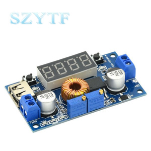 XL4015 75W DC-DC 5A電圧レギュレーターモジュール電圧計ディスプレイ付き調整可能バックモジュール - Product Image 4