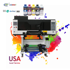 Cowint A3 <strong>All</strong>-in-One UV DTF <strong>Printer</strong> with Laminator Logo Printing and AB Film Roll 300mm Multicolor XP600 Printheads Automatic - Product Image 1