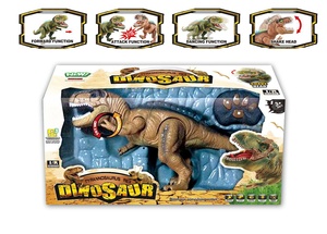 Funny Big RC Dinosaur <strong>Toy</strong> with Simulation Features Remote Control Animal <strong>Toys</strong> That <strong>Roar</strong> Walk and Light up with Music - Product Image 5